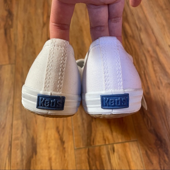 NWT Keds "They Feel Good" White Canvas Washable Shoes Size 8.5 - Picture 15 of 15